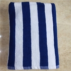 high water absorption cotton custom jacquard stripe beach towel