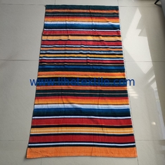 Wholesale Large Sand Free Stripe Cotton Custom Print Beach Towel