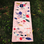 2022 Spring Summer quick dry microfiber beach towel customized printed Pink towel sand free beach towel