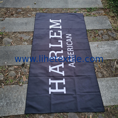Wholesale recycled custom design double side print microfiber suede summer sand free beach towels with logo