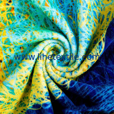 Factory OEM Custom Personalized Logo Reactive Printed 100% Cotton Fabric Rectangle Large Oversized Terry Cotton Beach To