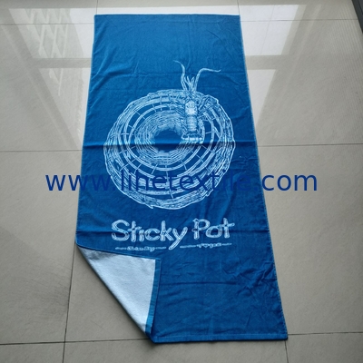 Wholesale Custom 80*160cm Digital Printing  Crawfish100% Cotton Velour Summer Beach Towels With Logo Animal Beach Towel