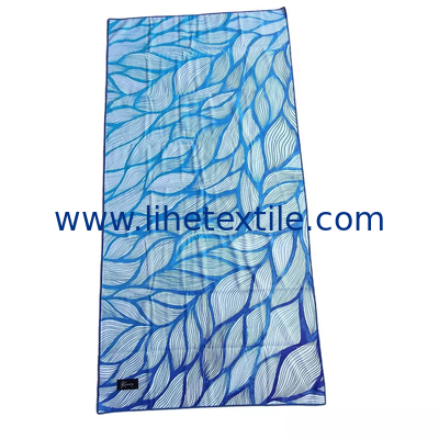 Customized Sand Free Microfiber Double Sides Printing Suede Material Beach Towel