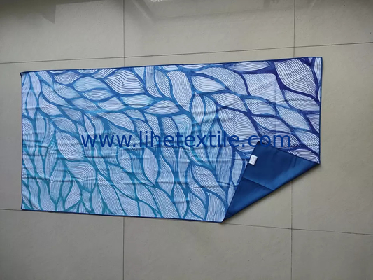 Customized Sand Free Microfiber Double Sides Printing Suede Material Beach Towel