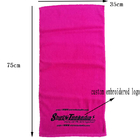 China factory absorbent 100% cotton  sport towel embroidery logo gym towel