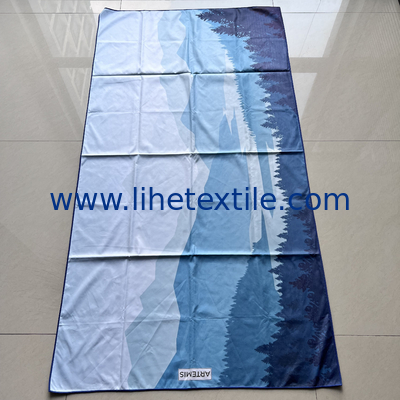 Hot selling microfiber beach towel Double -sided printing suede beach towel