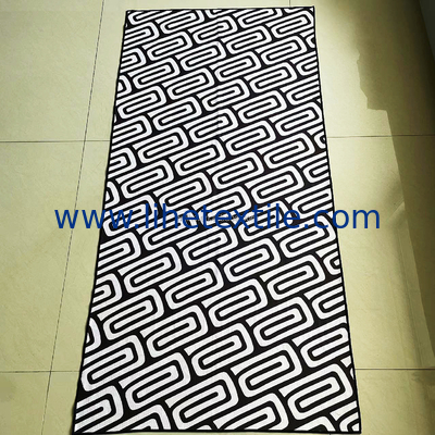 Square food swimming beach towel Branded white beach towels with logo custom print sustainable hanger quickdry beach tow