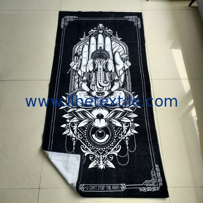 New design 100% cotton summer luxury  designer print beach towel