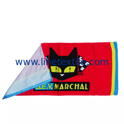 Eco friendly custom print beach towels with logo