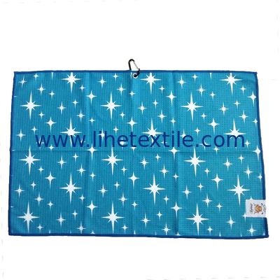 summer microfiber sports Double -sided printing towels with logo custom