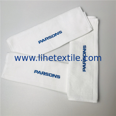 small face towel with embroidery logo 100% cotton hand towels