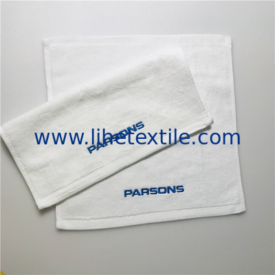 small face towel with embroidery logo 100% cotton hand towels