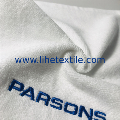 small face towel with embroidery logo 100% cotton hand towels