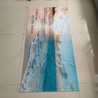 Hotsale  thin organic cotton sublimation beach towel  custom printed beach towels with logo summer towel beach