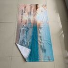 Hotsale  thin organic cotton sublimation beach towel  custom printed beach towels with logo summer towel beach