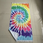 Custom High Quality Sublimation Printing Microfiber/Cotton Velour Summer Beach Towels With Tassel