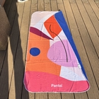 RPET plastic bottle custom design double sides sublimation print beach towel