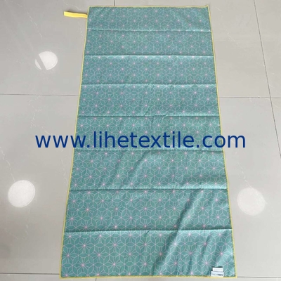 High Quality Light Weight Pink Microfiber Two Side Printed Beach Towel Quick Dry Sand Free Proof Recycled Beach Towel