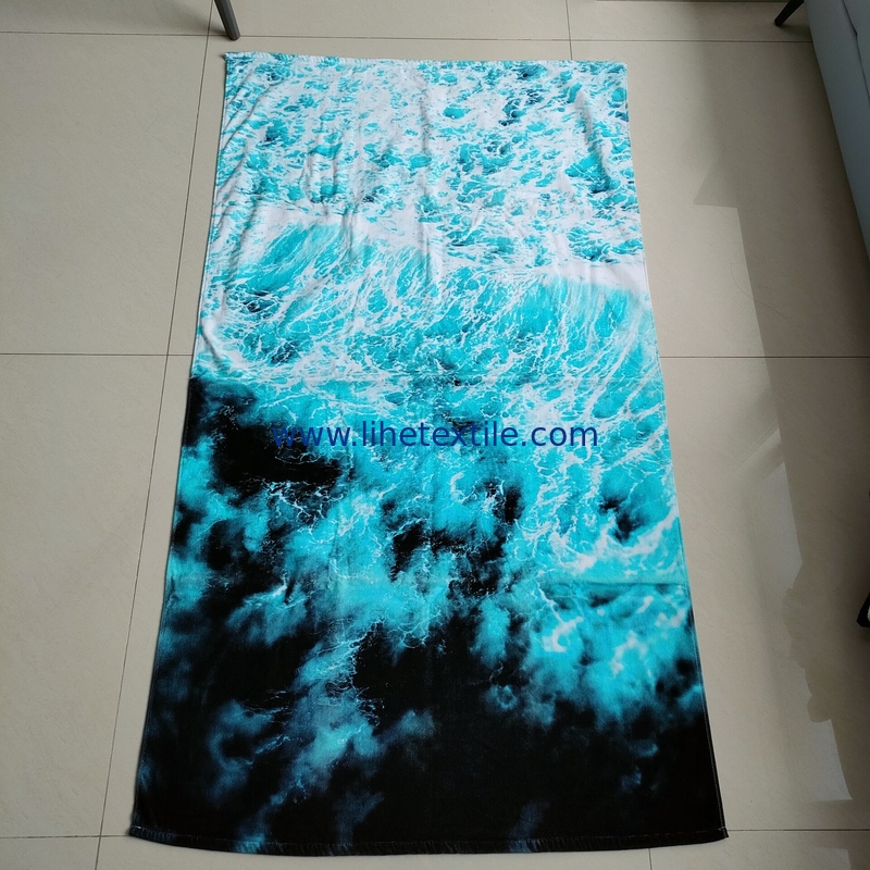 Hotsale organic cotton beach towel children custom quick dry quality bath towel printed beach towels