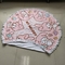 serviettes de plage rondes imprimées libres adaptées aux besoins du client en gros de sable rose de microfiber avec des glands fournisseur