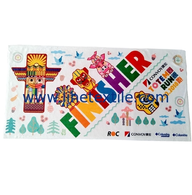 Ne s'estompe pas l'impression nage microfibre dessin animé enfant serviette de plage animal poids léger sable libre serviette de plage